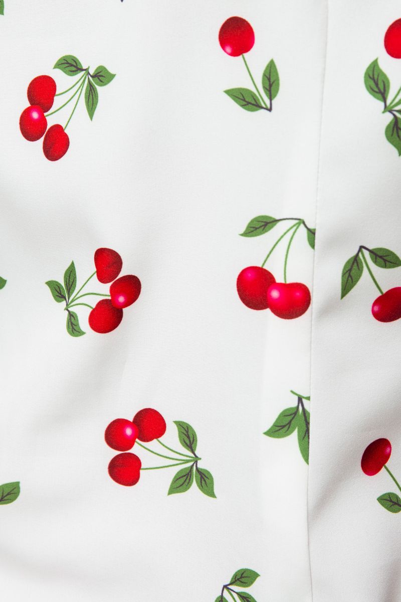 Bluse mit Kirschenmuster Bluse mit Kirschenmuster