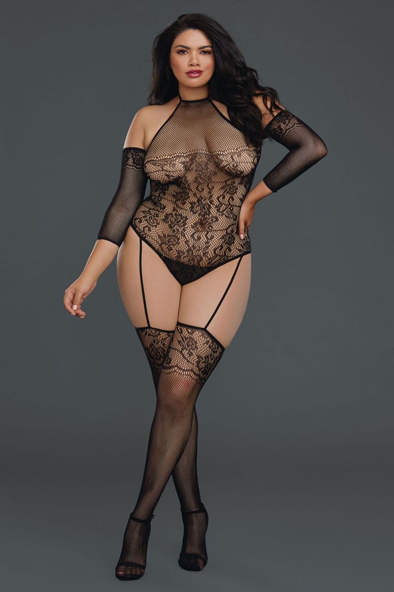 Bodystocking DR0310 schwarz