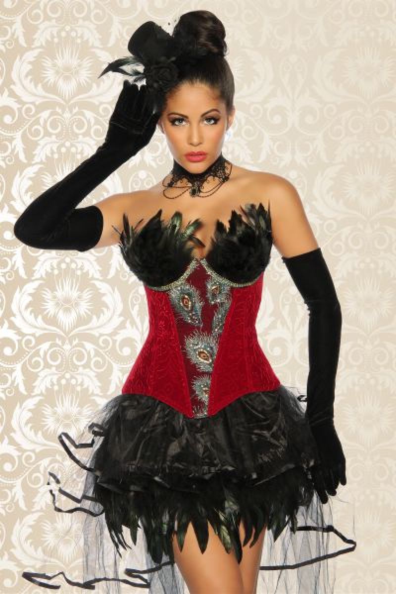 Burlesque-Corsage rot 1-12788-013