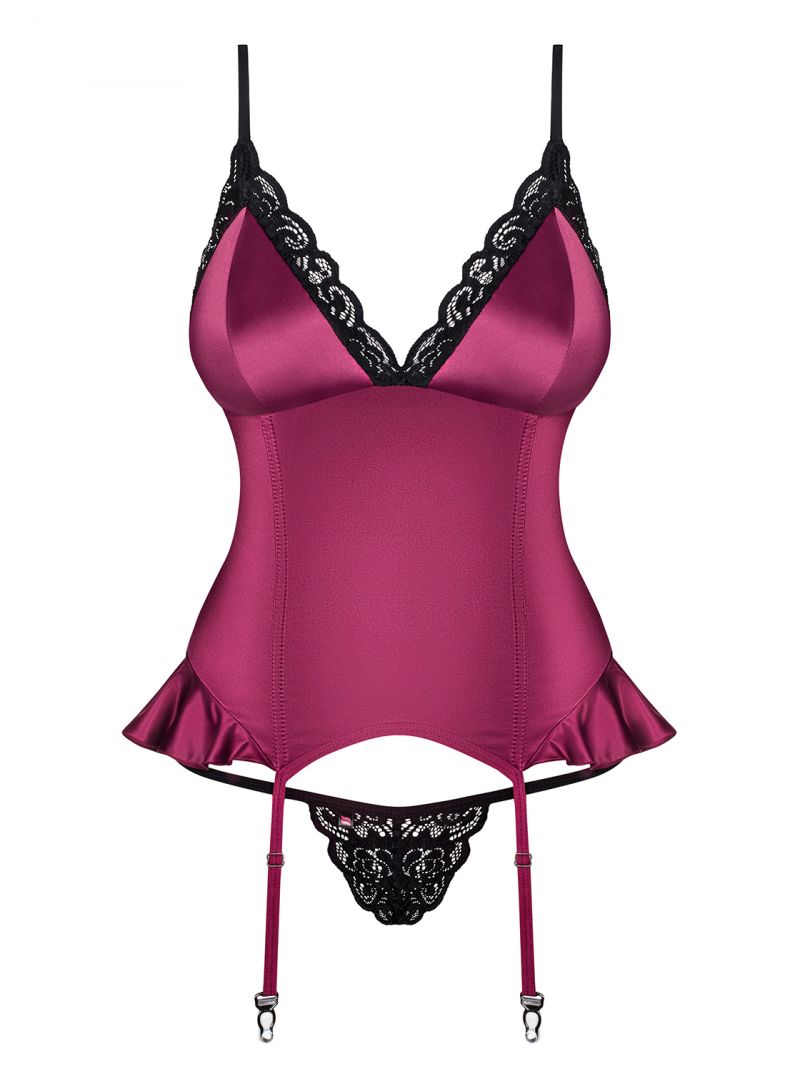 Corsage - burgund - Collection Linda Corsage - burgund - Collection Linda