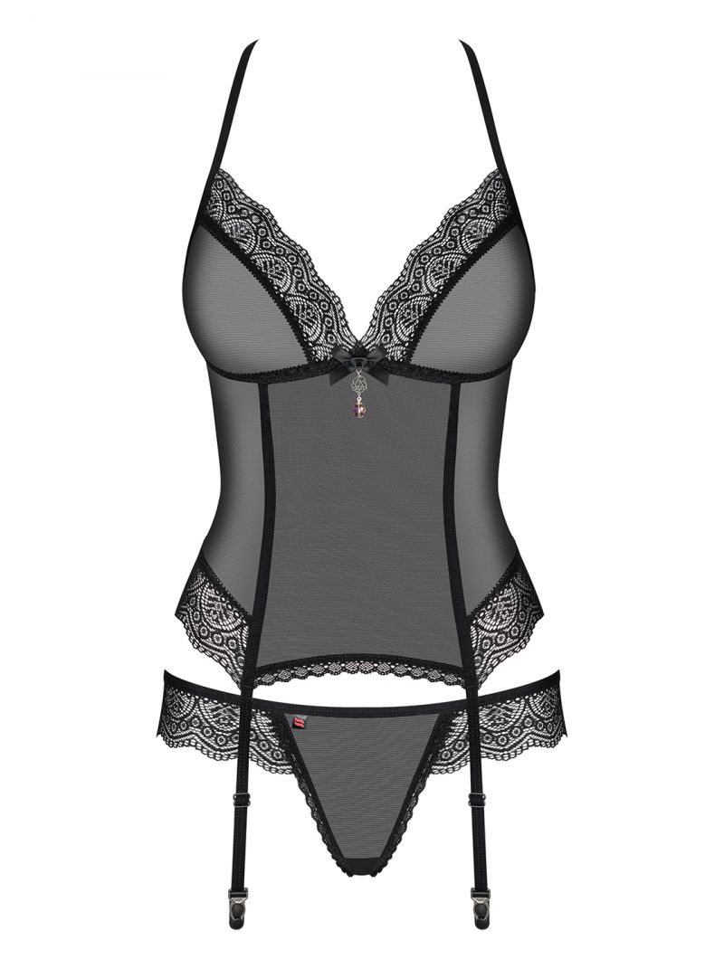 Corsage - schwarz - Collection black grace Corsage - schwarz - Collection black grace
