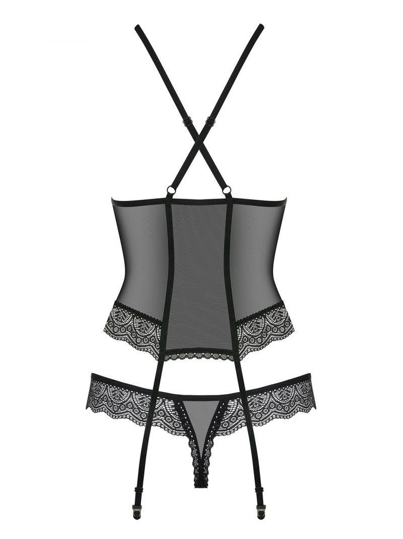 Corsage - schwarz - Collection black grace Corsage - schwarz - Collection black grace