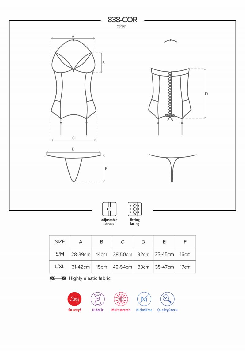 Corsage - schwarz - Collection Corinna