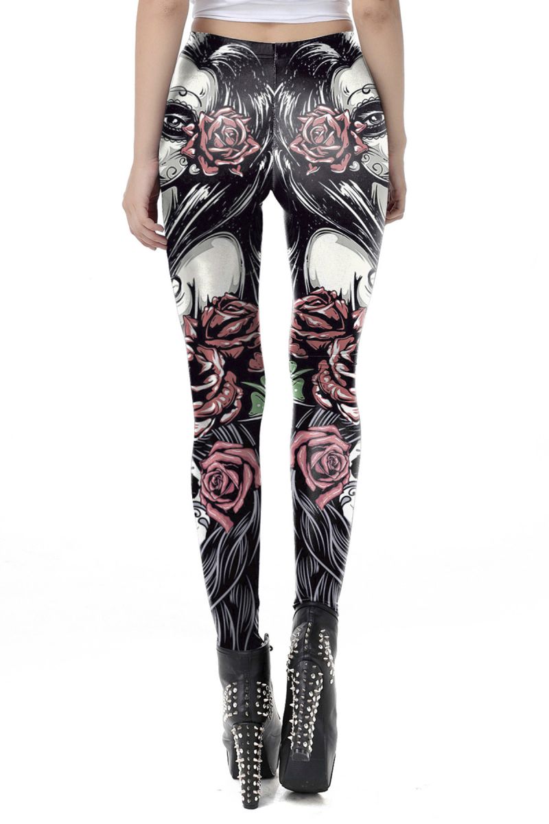 Día de Muertos Leggings Día de Muertos Leggings