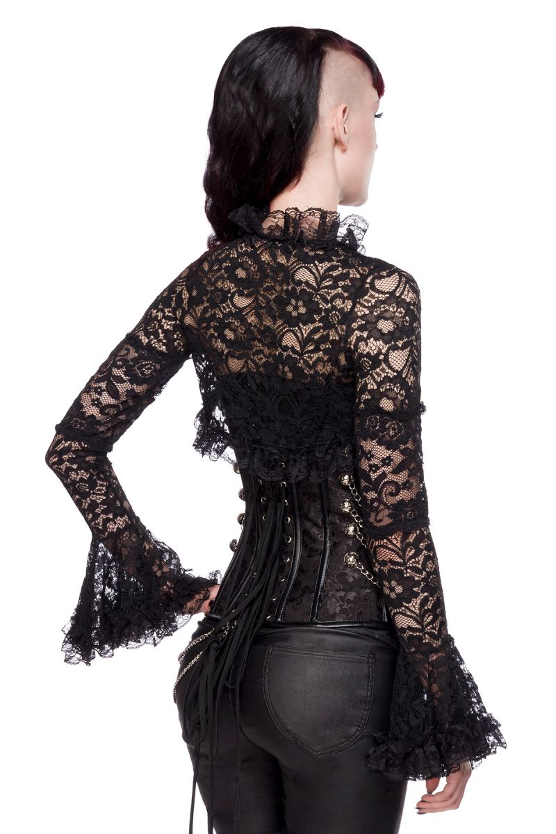 Gothic-Bolero aus Spitze Gothic-Bolero aus Spitze