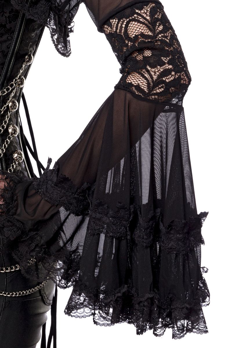 Gothic-Bolero mit Spitze Gothic-Bolero mit Spitze