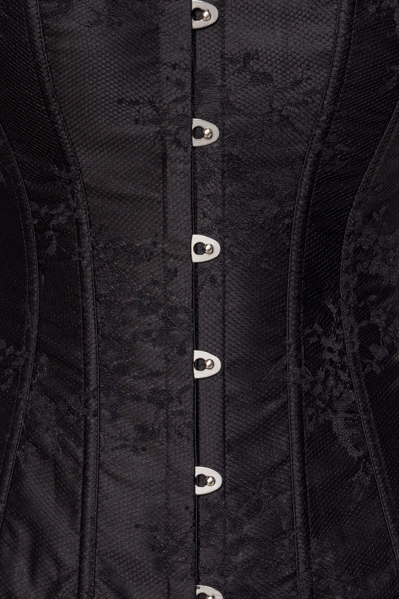 Gothic-Corsage mit Ärmeln aus Spitze Gothic-Corsage mit Ärmeln aus Spitze