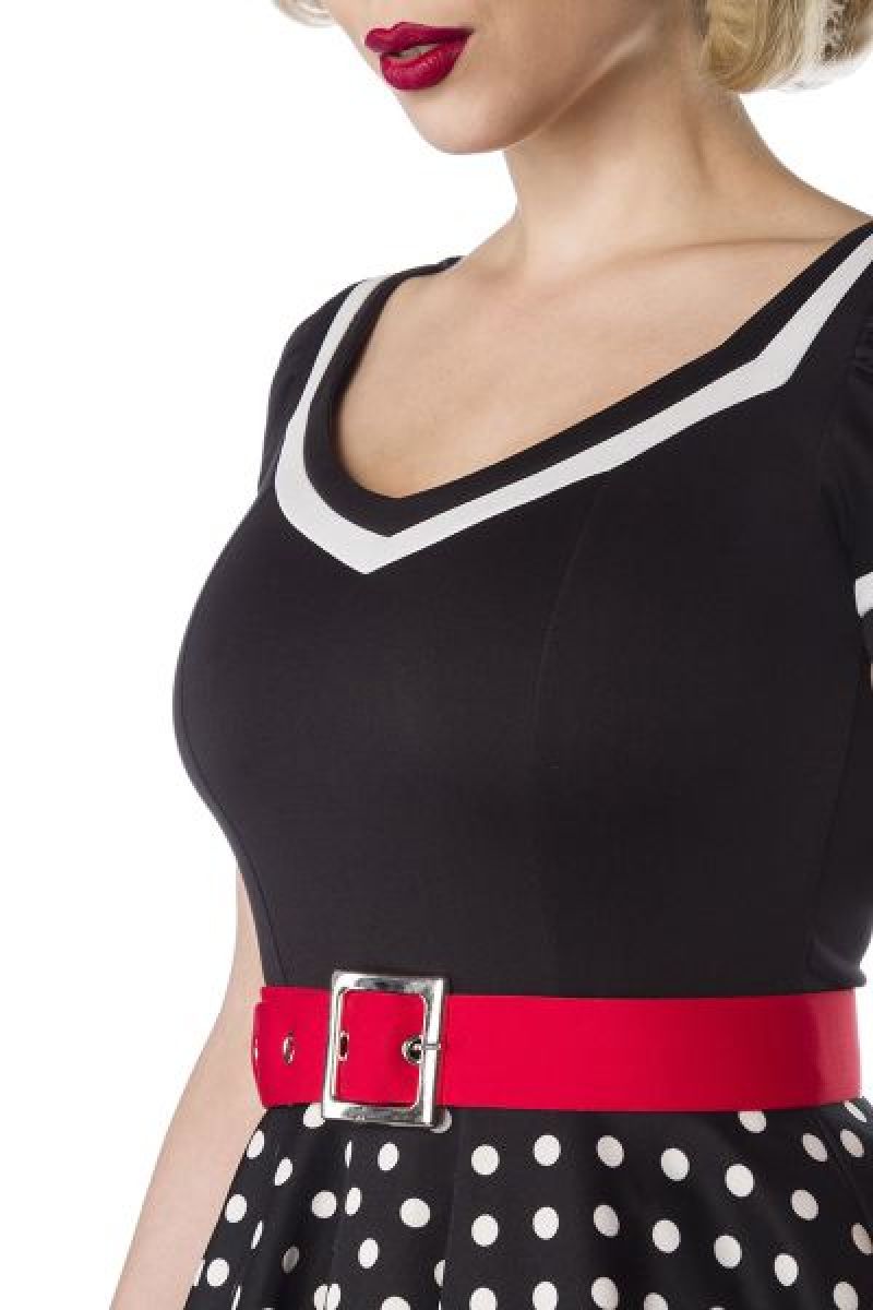 Kleid mit Gürtel Kleid mit Gürtel