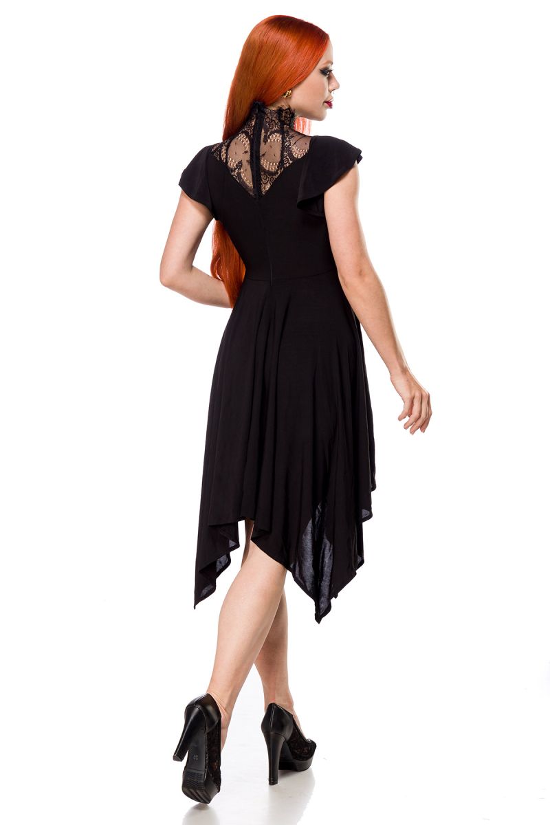Kleid mit Spitzeneinsatz Kleid mit Spitzeneinsatz