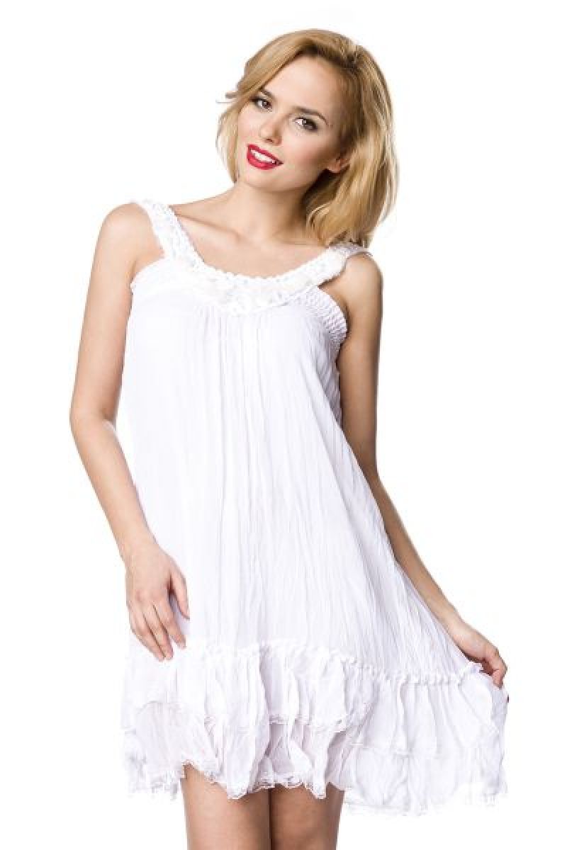 Kleid weiss 1-13921-014