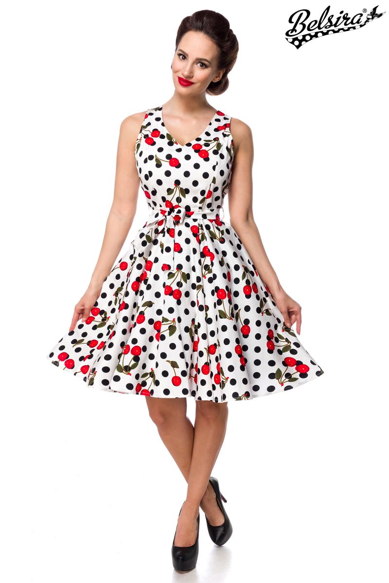 Kleid weiss-schwarz 1-50304-005 Kleid weiss-schwarz 1-50304-005