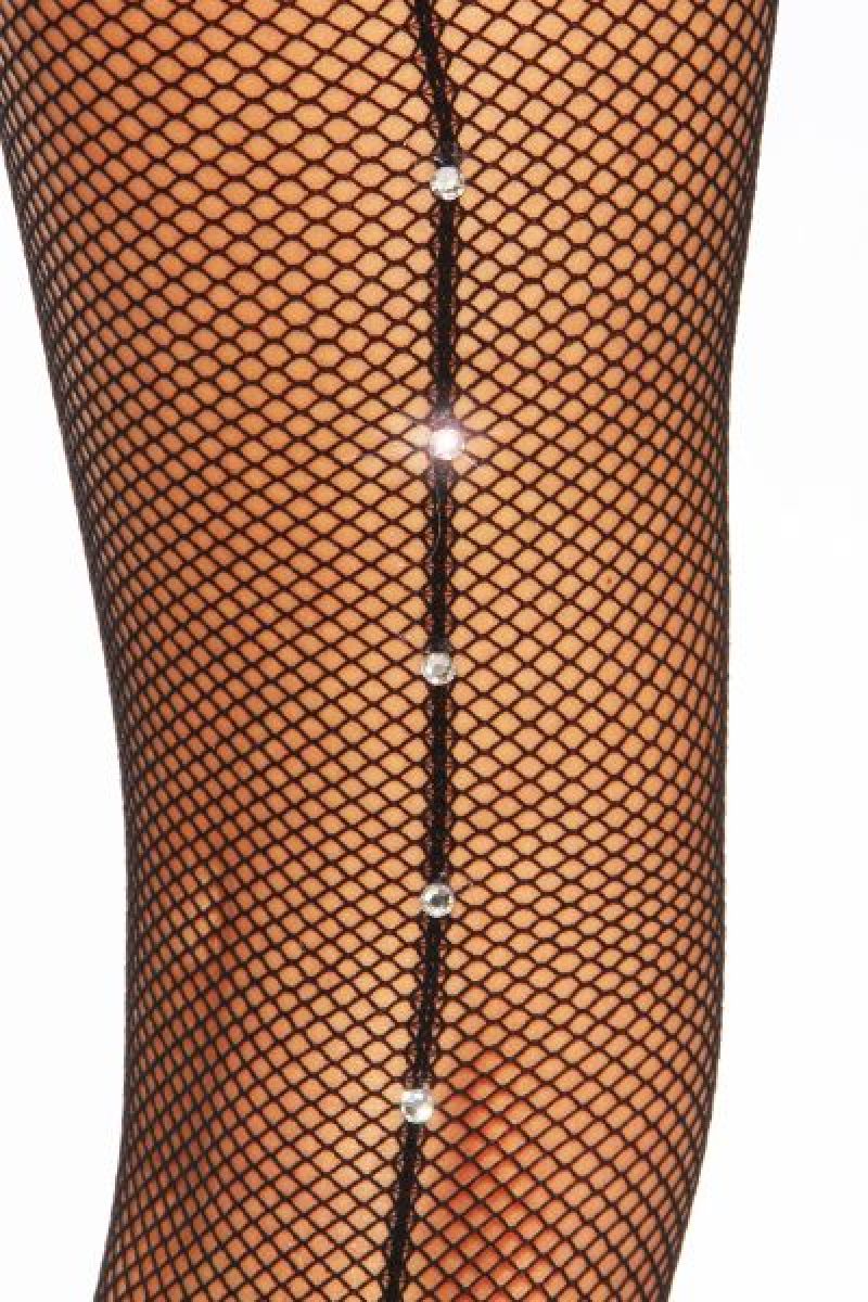 Netz-Strumpfhose mit Strass Netz-Strumpfhose mit Strass