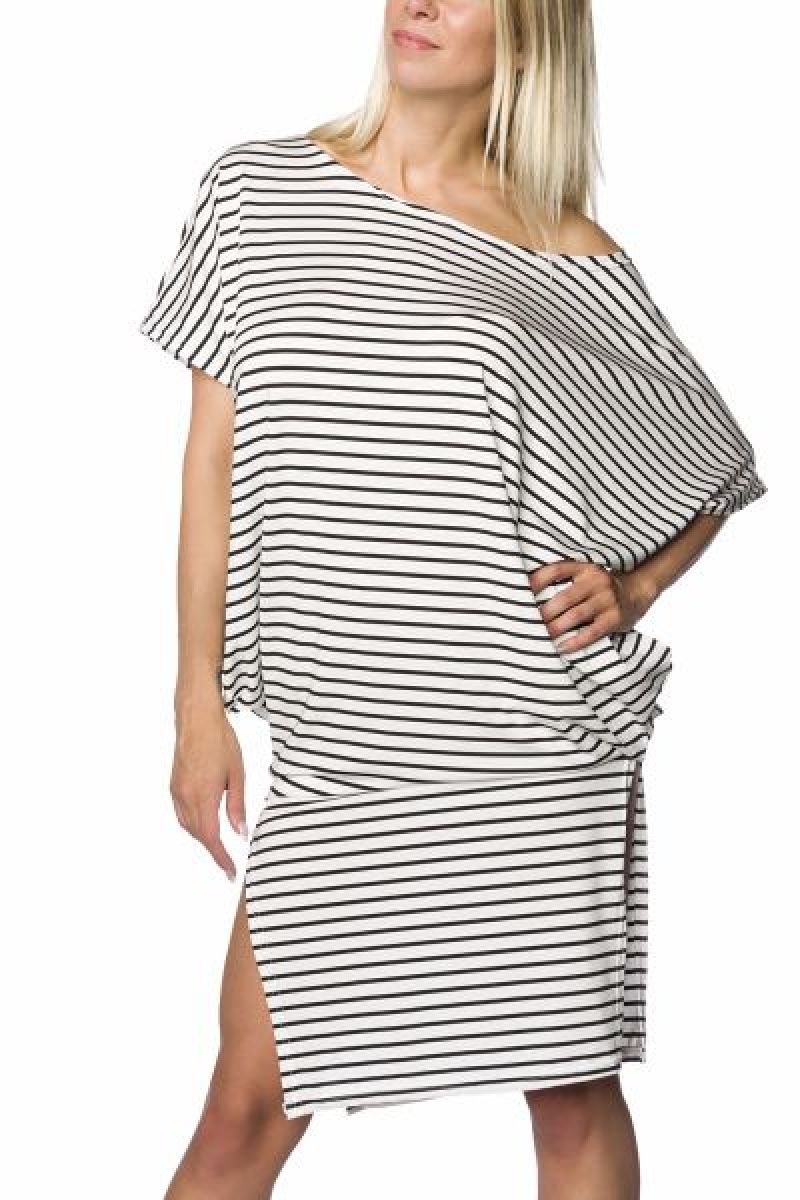 Oversize-Kleid schwarz-weiss 1-14743-010 Oversize-Kleid schwarz-weiss 1-14743-010