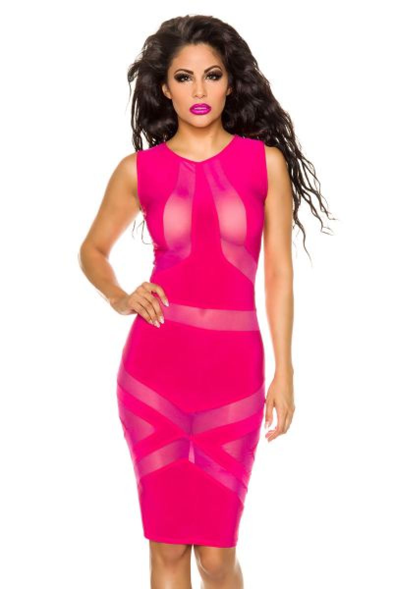 Partykleid neonpink 1-13050-035 Partykleid neonpink 1-13050-035