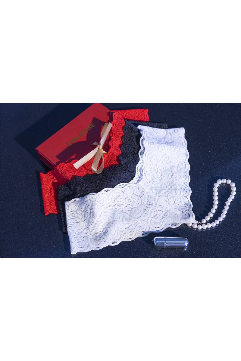 Perlenstring weiß + Minivibrator CR4395 Perlenstring weiß + Minivibrator CR4395