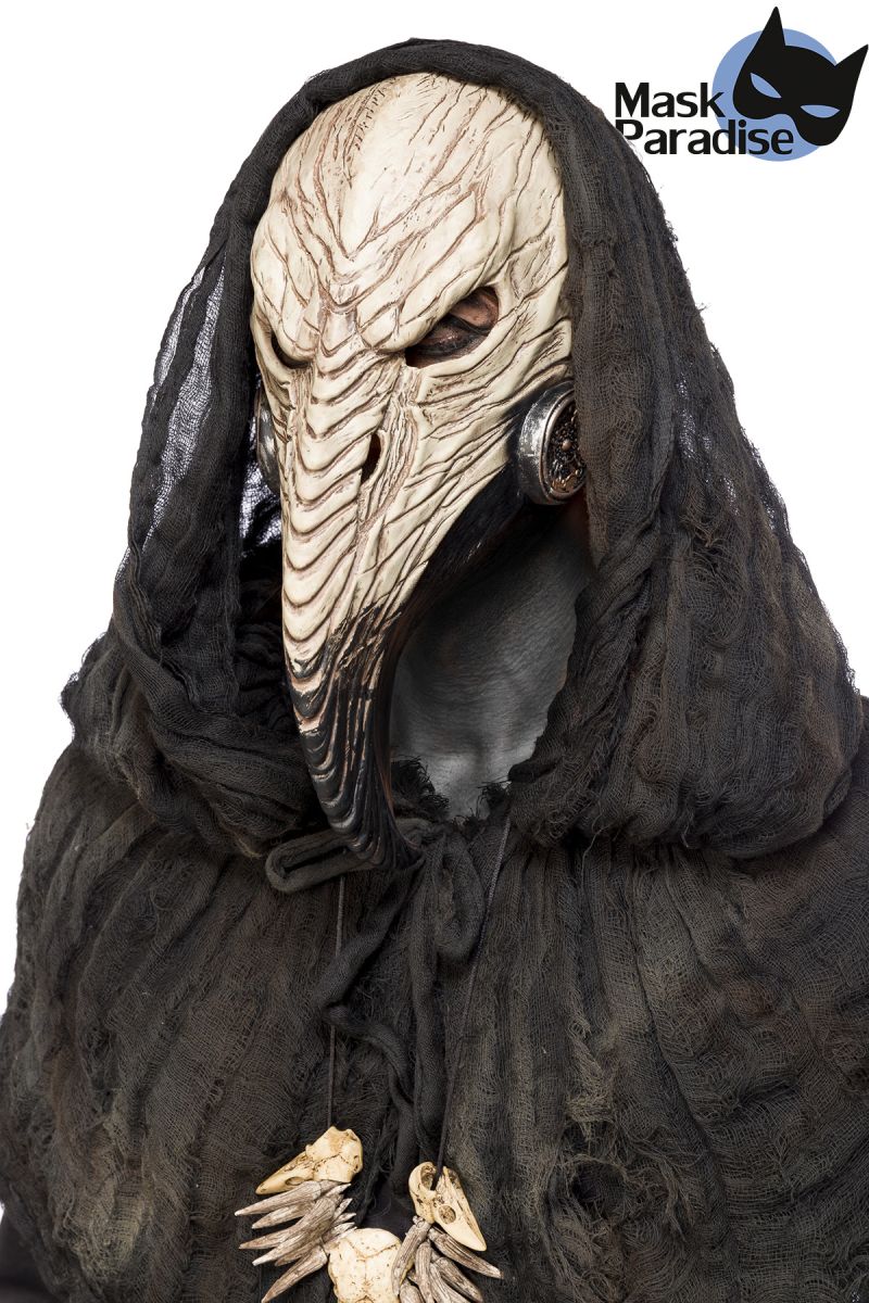 Pest Doktor Maske Unisex beige-schwarz 1-80183-084 Pest Doktor Maske Unisex beige-schwarz 1-80183-084