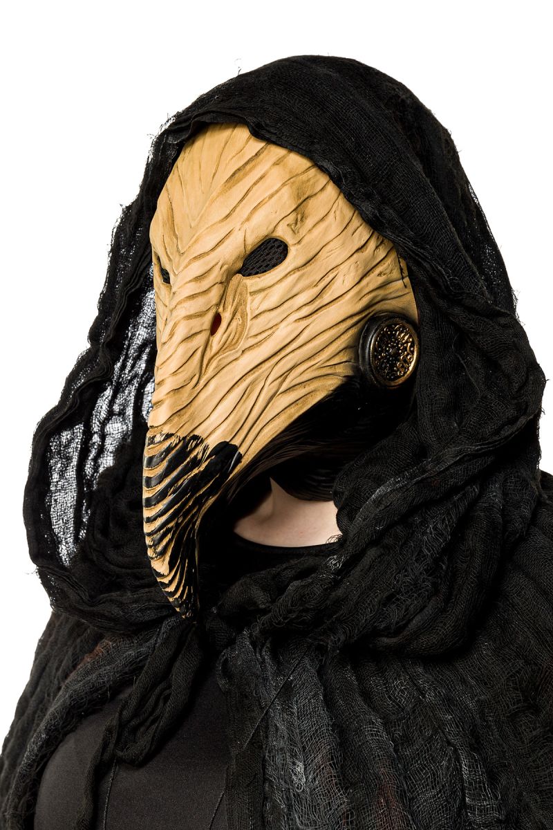 Pestarzt Maske creme-schwarz 1-15344-088 Pestarzt Maske creme-schwarz 1-15344-088