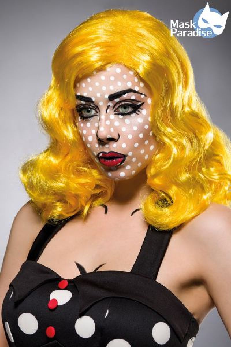 Pop Art Peruecke gelb 1-80024-046 Pop Art Peruecke gelb 1-80024-046