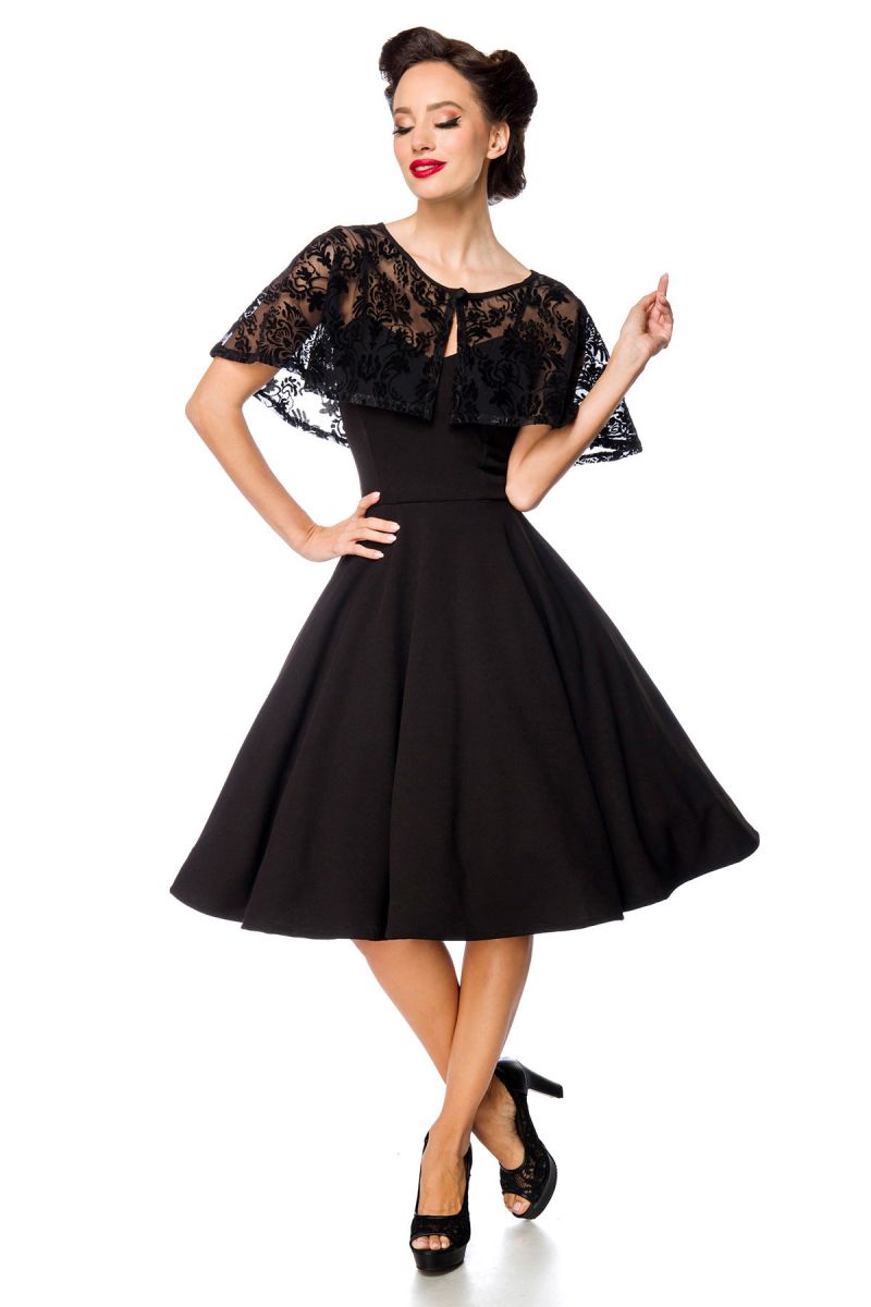 Retrokleid mit Cape Retrokleid mit Cape