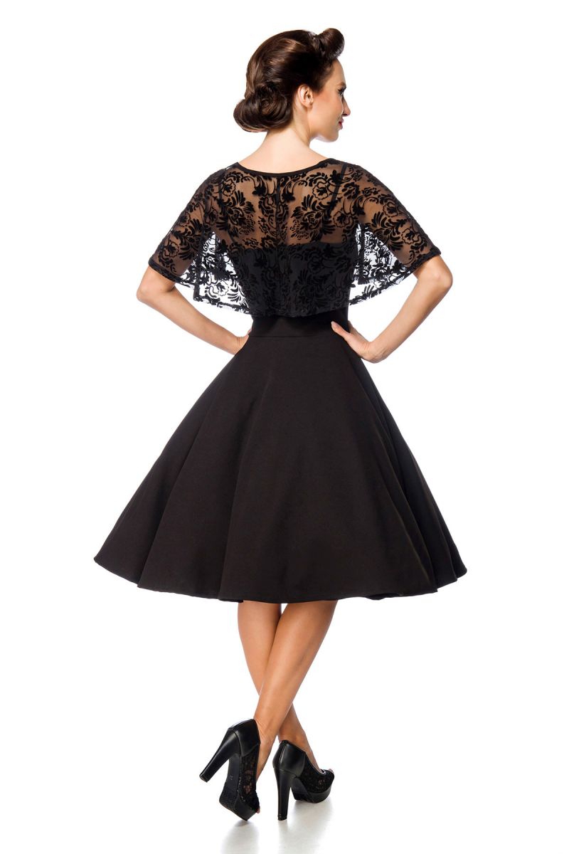 Retrokleid mit Cape Retrokleid mit Cape