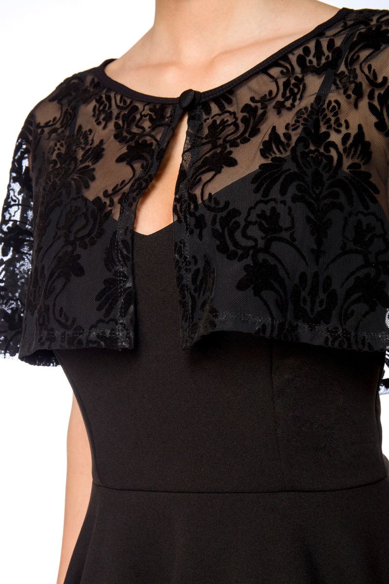 Retrokleid mit Cape Retrokleid mit Cape