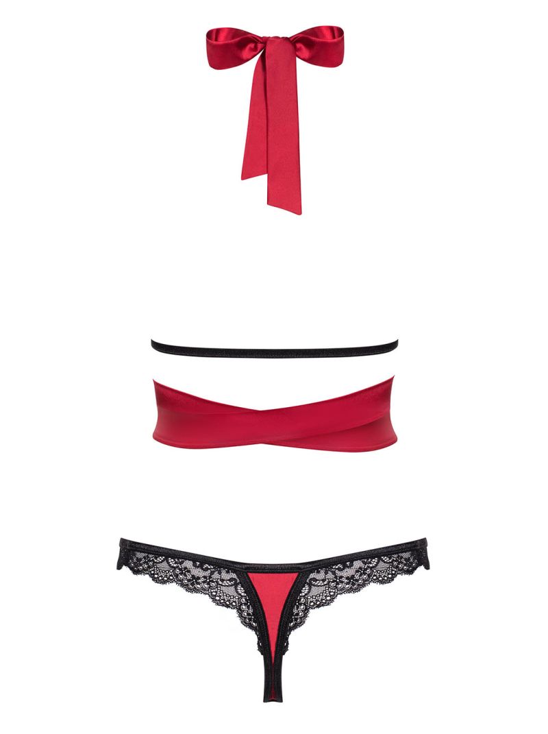 Sensuelia Top & String rot