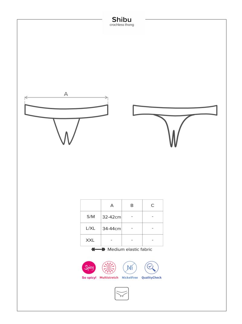 Shibu Crotchless Thong