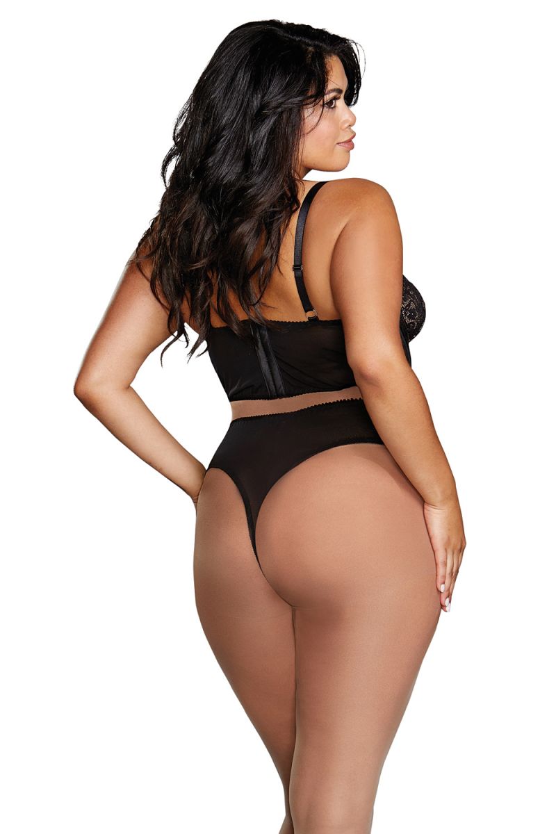 Spitzen-Set DR12163X schwarz Spitzen-Set DR12163X schwarz