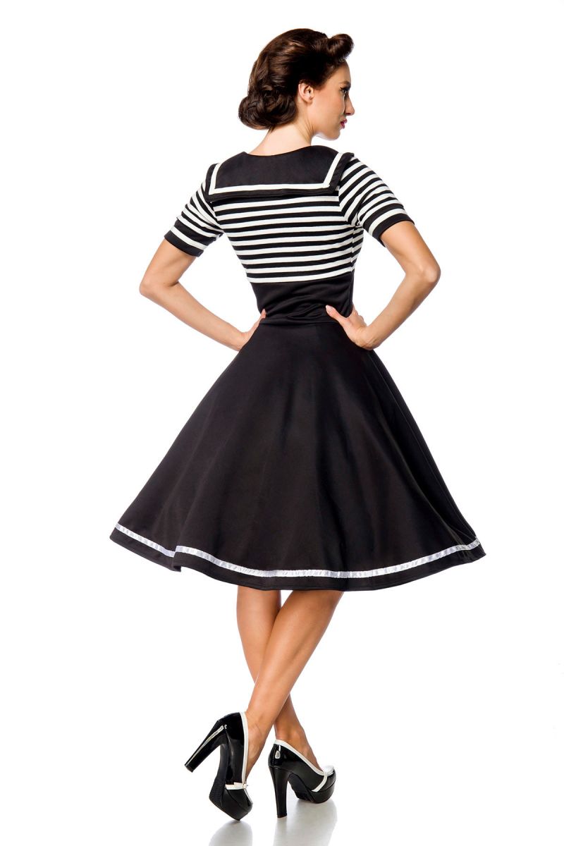 Swing-Kleid im Marinelook Swing-Kleid im Marinelook