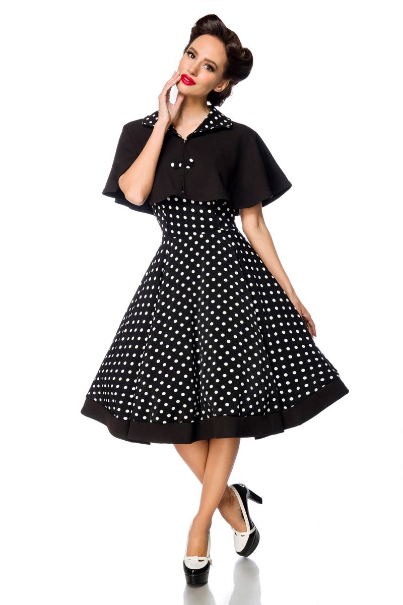 Swing-Kleid mit Cape Swing-Kleid mit Cape