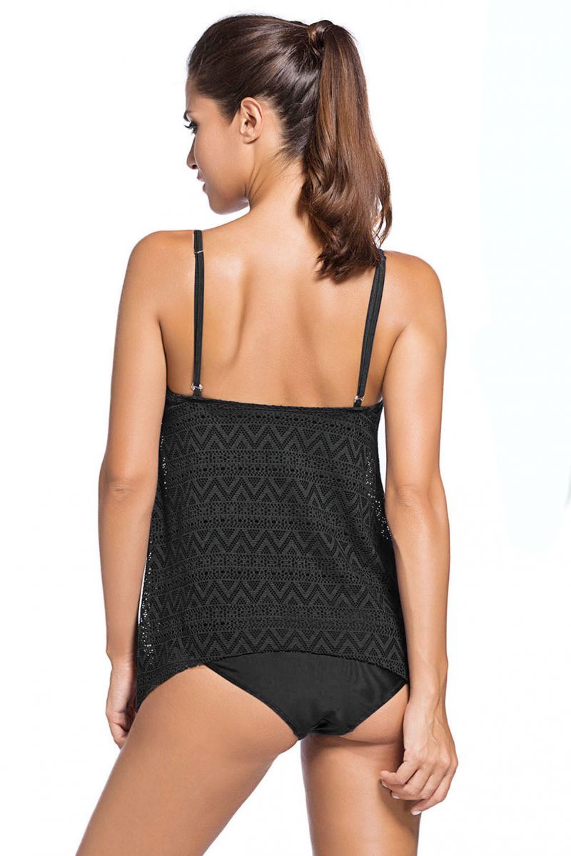 Tankini mit Spitzen-Top Tankini mit Spitzen-Top