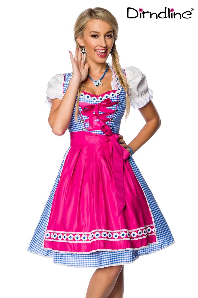 Traditionelles Karodirndl pink-blau-weiss 1-70021-261 Traditionelles Karodirndl pink-blau-weiss 1-70021-261