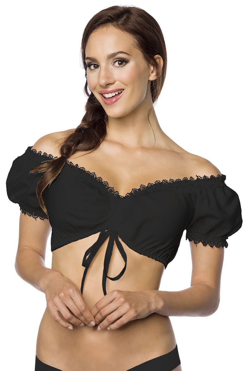 schulterfreie Dirndlbluse schulterfreie Dirndlbluse